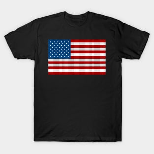 8 bit Stars and Stripes T-Shirt